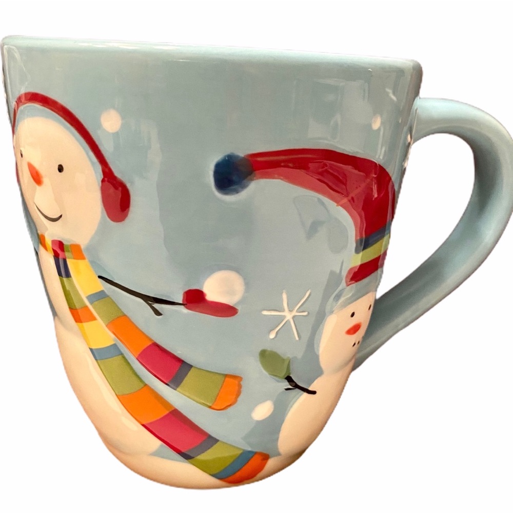 Christmas Snowman St Nicholas Mug 16oz